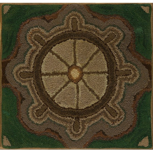 American Hooked Rug #20-13169